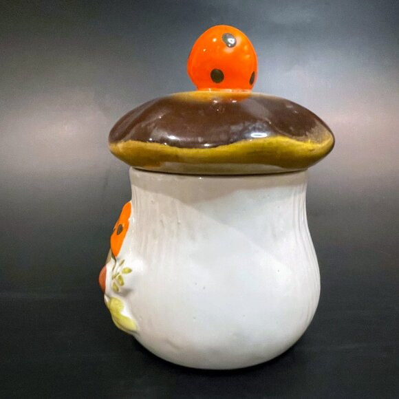 Merry Mushroom by Sears Roebuck 1976 Creamer and Sugar With Lid - Picture 3 of 15